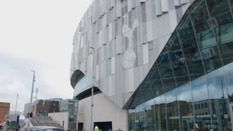 Außenansicht-Des-Tottenham-Hotspur-Stadions,-Der-Heimstätte-Des-Fußballclubs-Spurs-In-London-4